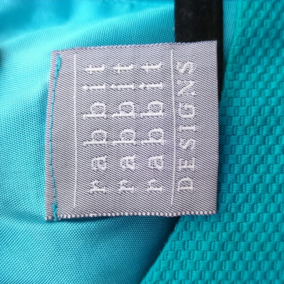 Rabbit Rabbit Rabbit Designs Sleeveless Teal Cotton Dress - Picture 2 of 11